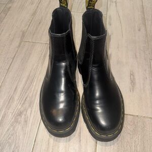Dr. Martens Black Leather Boots